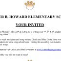 screenshot of flyer with paw print