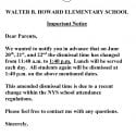 Flyer sent home to parents with paw print on it,