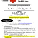 flyer with red cross logo