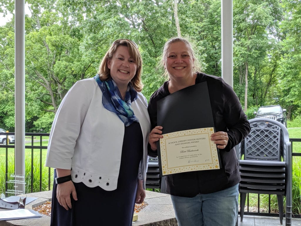 Buckenroth Receives "Movers and Shakers" Award New Lebanon CSD