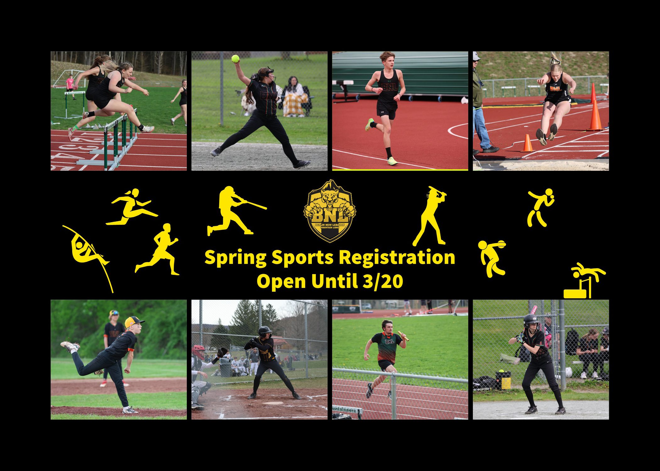 BNL Mountain Lions Spring Sports 2026