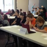 Students learn about electricity