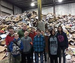 Future Cities team visit recycling plant