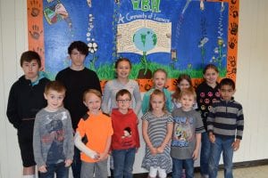STudents who were recognized at May Students of the month