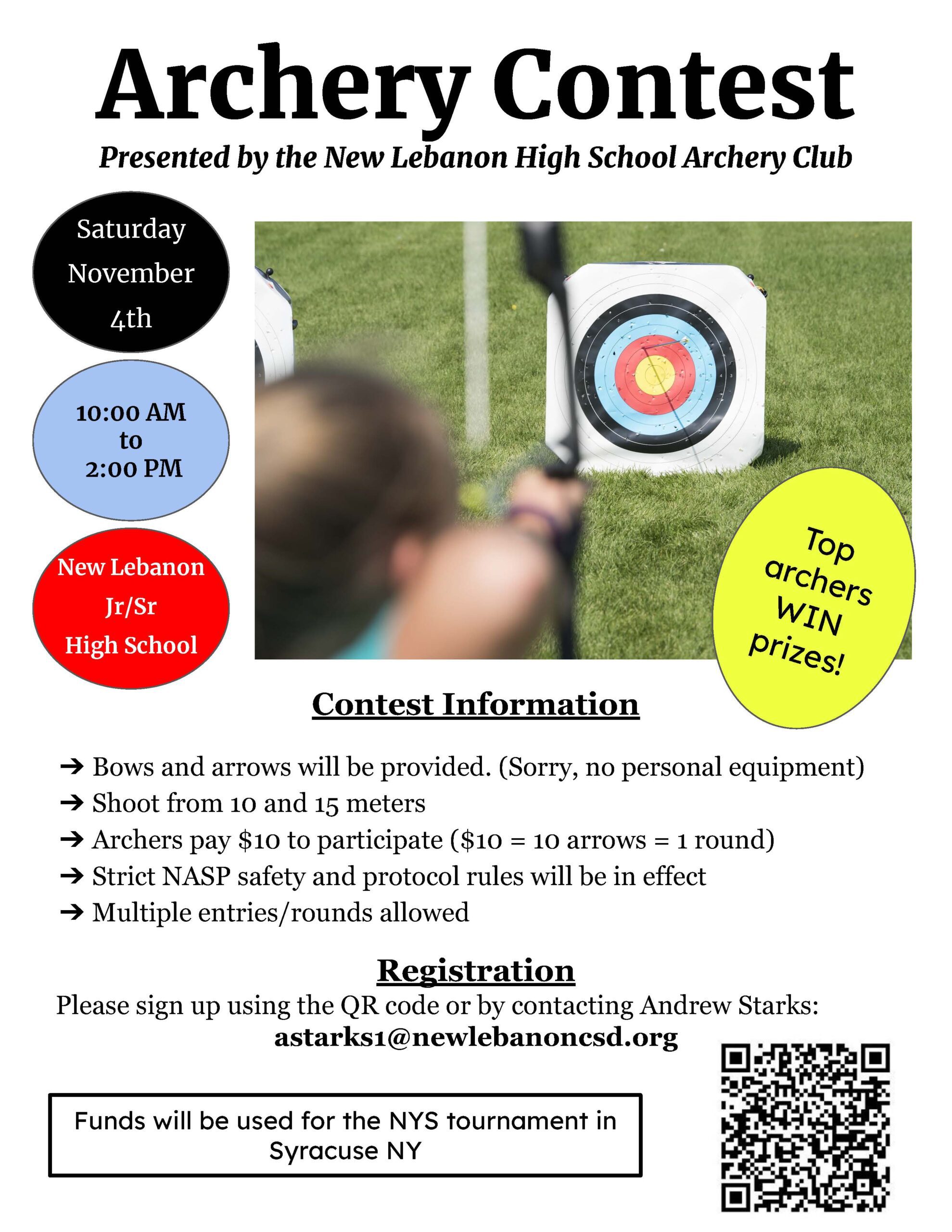 New Lebanon High School Archery Club Hosting Contest | New Lebanon CSD, image size:1979x2560