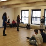Students learn about Broadway in workshop
